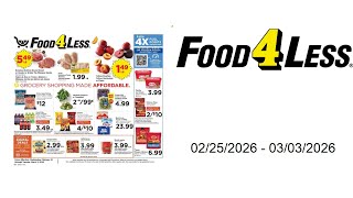 Food 4 Less Weekly Ad - 02/25/2026 - 03/03/2026