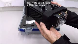 Field Flow Compact Battery Powered Peristaltic Pump