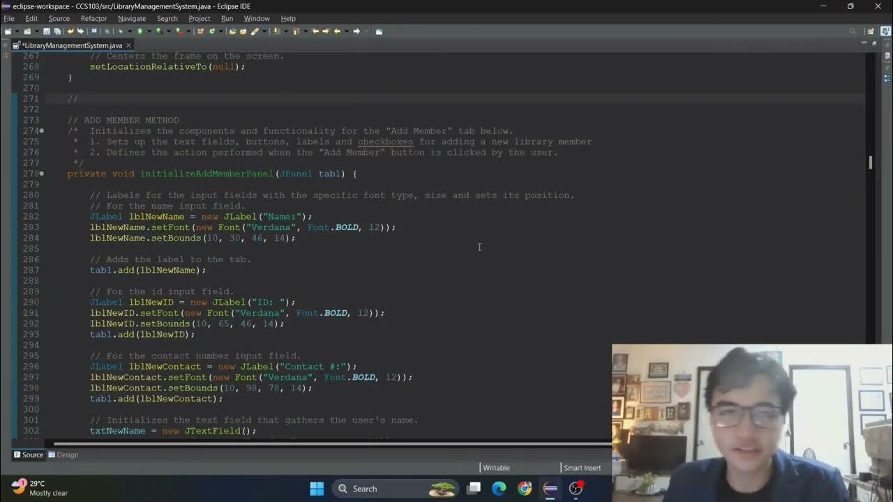 Library Management System (Java Swing) - YouTube