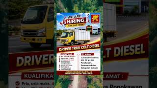 loker driver #lokersurabaya #loker #surabaya