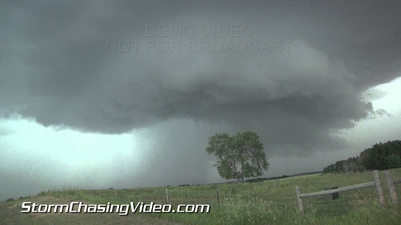 7/17/2015 Sisseton, SD Tornado Warned Storm  B-Roll