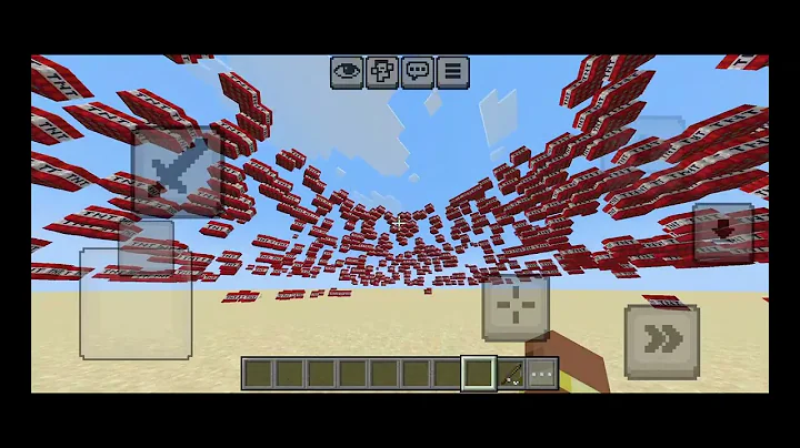 Unstable style orbital strike cannon showcase, stab shot and nuke shot Minecraft Bedrock edition