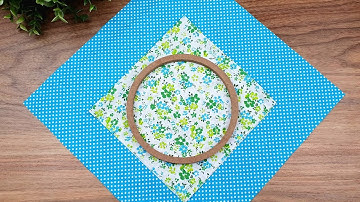 Even if you are new to sewing, you can easily make this handicraft.