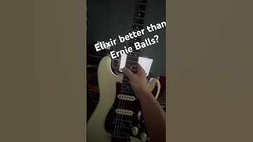 Are Elixir strings better than Ernie Balls? 🤷‍♂️ #elixirstrings #ernieballstrings #fender #worship