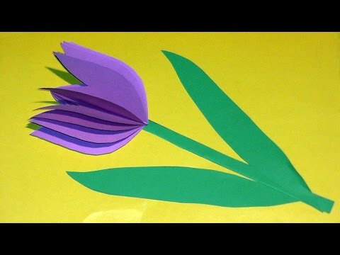Оригами конспект занятия тюльпан