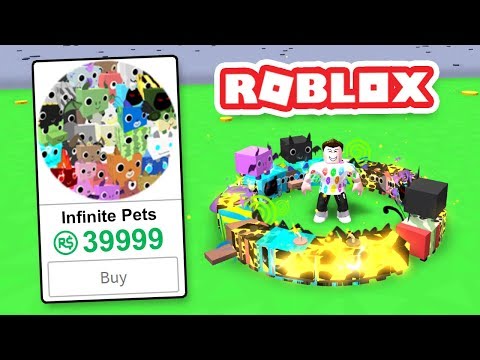 skylar buys the infinite pets equip game pass pet simulator roblox 40k