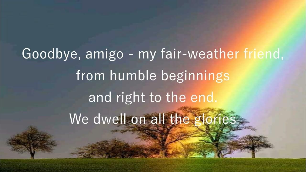 End Of The Rainbow Barry Gibb Lyrics