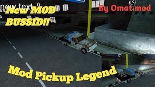 New mod BUSSID!! || Mod Pickup Legend by omat.mod || BUSSID 2.9 screenshot 5