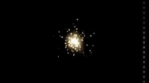 Flash and Burst star on black background