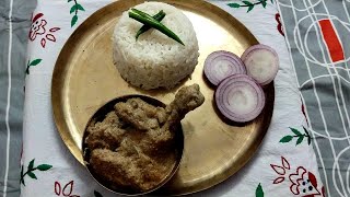 Chicken Bhapa Posto Recipe || New Easy chicken recipe to try at home