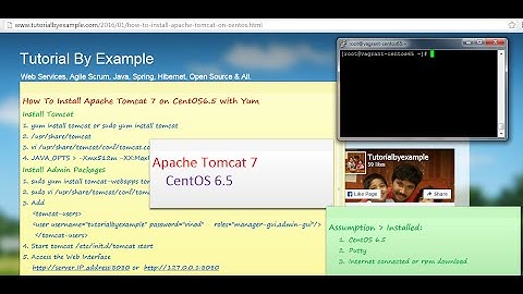 How To Install Apache Tomcat 7 on CentOS 6.5 by Yum