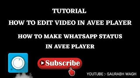 How to create trending WhatsApp Status Video | Avee player tutorial | templet for avee player