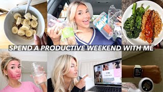 spend a weekend with me : productive girl edition 🧘🏼‍♀️