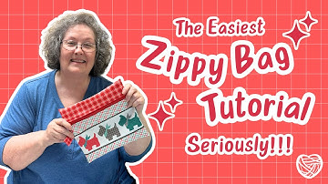 The Easiest Zipper Bag You