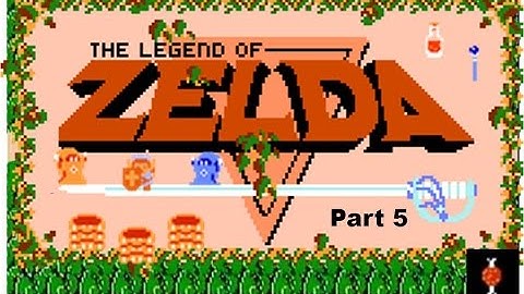 The Legend of Zelda (NES) Part 5  - Labyrinth 6 and The Quest for the Magic Wand