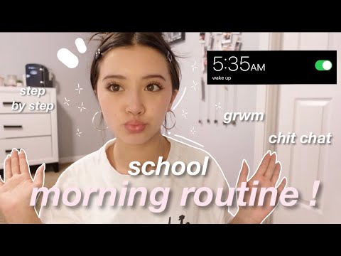 grwm: SCHOOL MORNING ROUTINE🕔(9th grade) freshman