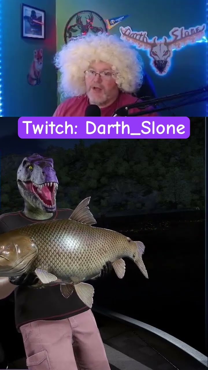 Blondes get more legendaries #fishing #twitch #gaming #Darthslone