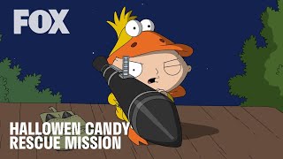Family Guy | Stewie's Halloween Candy Rescue Mission 🎃 | FOX TV UK