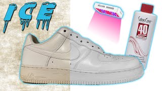 How to ICE your Sneakers [AF1 Restoration!][Sole ICING]