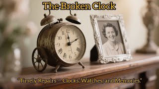 The Broken Clock “Timely Repairs — Clocks, Watches, and Memories.”