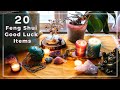 20 feng shui good luck items to display at home