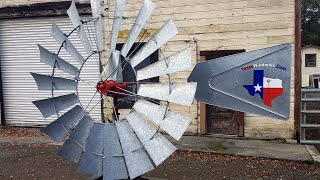Building a Windmill Installing the Wheel by Texas Windmills 31,702 views 3 years ago 7 minutes, 33 seconds