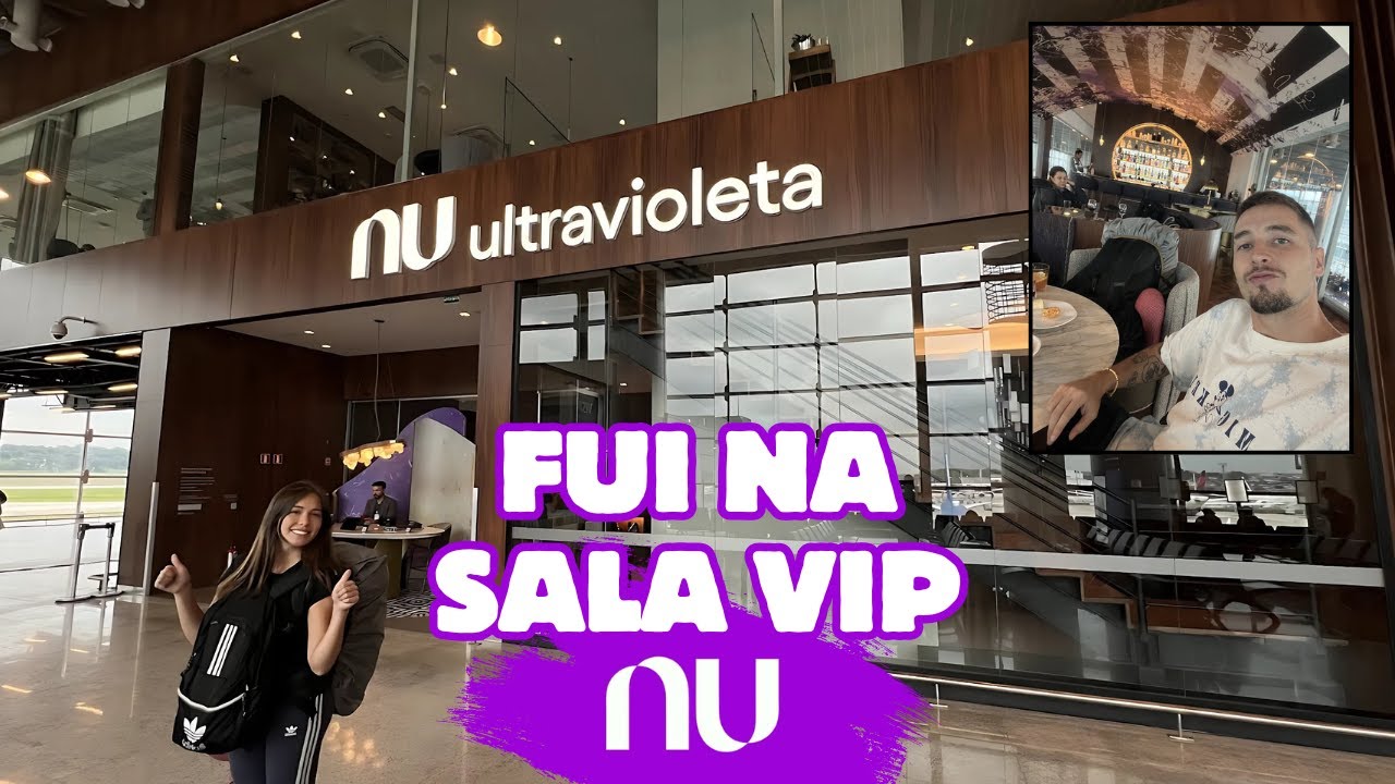 Vale a Pena Visitar a Nova Sala Vip do Nubank? - Sala Nu Ultravioleta 🟣🟣
