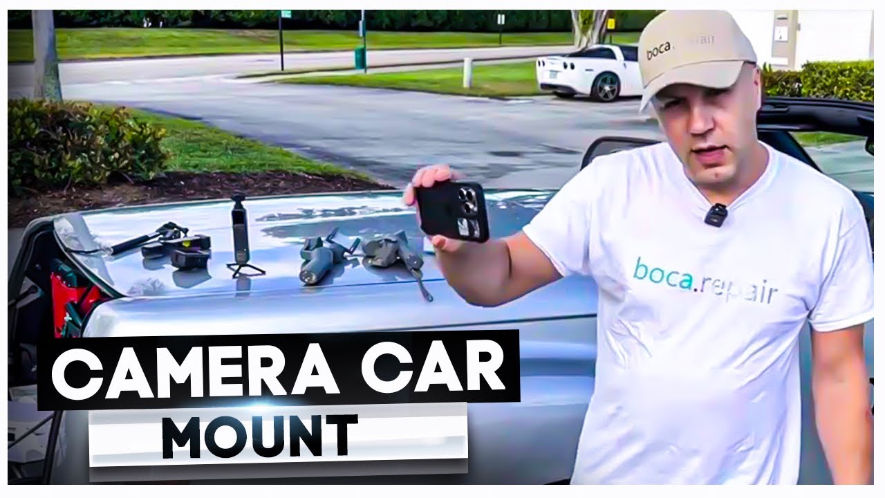 DJI Osmo Mobile 2 vs DJI OM3 vs OM4 SE vs OM6 vs iPhone 14pro vs GoPro. Camera Car Mount.