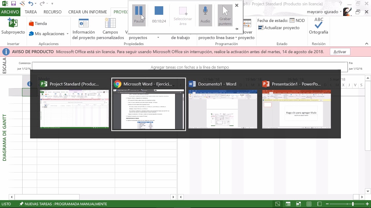 Tutorial Basico de Project - YouTube