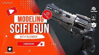 Create an Epic SciFi Gun in 3D with Blender | Timelapse Tutorial