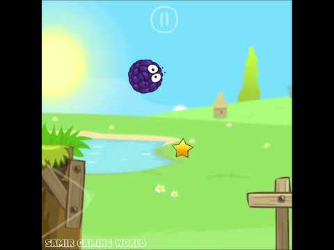 Red Ball 4 Sad Blueberry Ball Double Jump in Valley for star Level 14