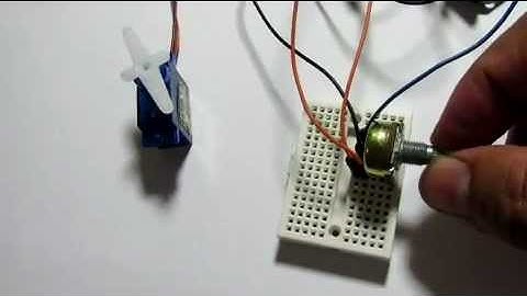 Arduino Projects: Control Servo with Potensiometer
