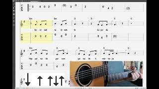 Yalnızlık Ömür Boyu - Mfö / Gitar Nota Akor Tab