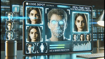 Real-Time Face Recognition with Age & Gender Detection | Python Tutorial | Code Depot