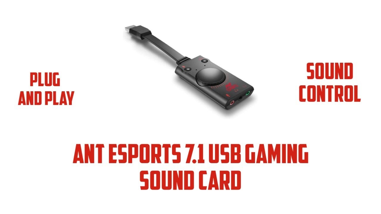 Ant Esports 7.1 USB Gaming Sound Card 