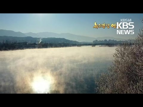 [뉴스광장 영상] 겨울이 그린 <strong>얼음꽃</strong> / KBS 2021.01.27.