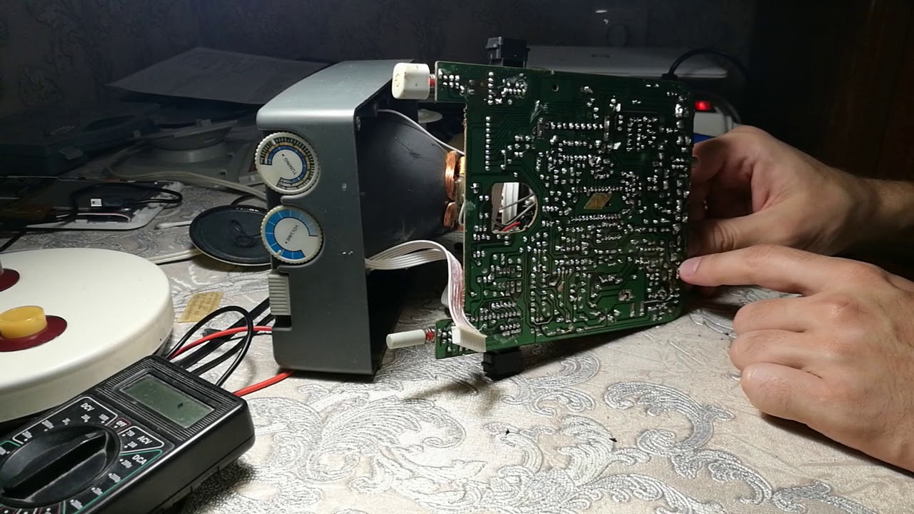Ремонт черно-белого китайского телевизора #2 - YouTube