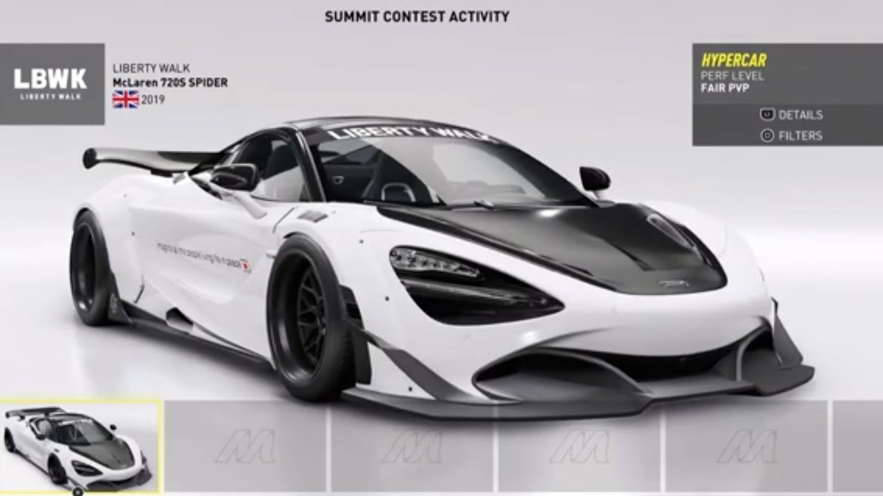 The Crew Motor Fest Summit Contest LBWK REIGN McLaren 720S Spider ...