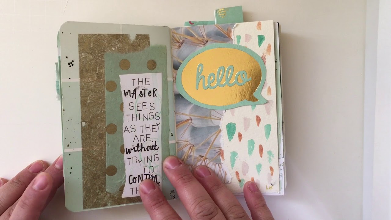 Minted Art Journal Flip Through YouTube