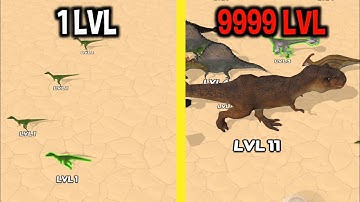 MAX LEVEL in Merge Dinosaurs! Game