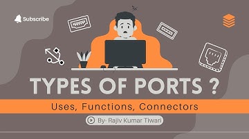 Computer Ports on back and front side of CPU functions and Uses | Computer Basics | Part #1