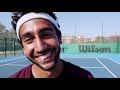 Copying Monfils' Most Famous Trick Shots (Gael and Elina Engagement Special)