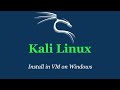 How to Install Kali Linux in VirtualBox on Windows