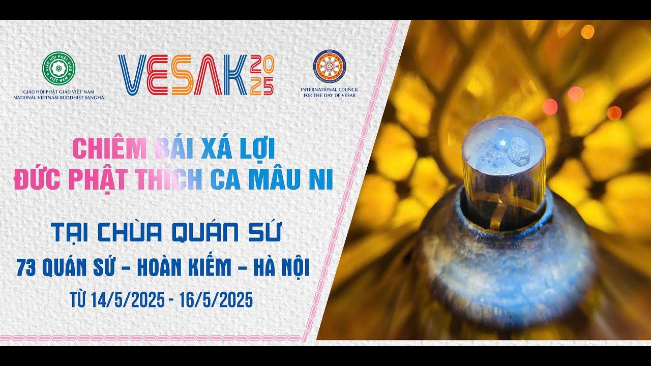 🔴Trực tiếp: Chiêm bái Xá lợi Đức Phật tại chùa Quán Sứ