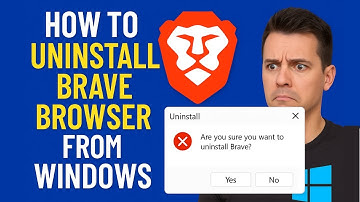 How To Uninstall Brave Browser from Windwos 10/11