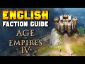 ENGLISH Civilization Guide (Units, Techs, Buildings) for Age of Empires 4