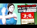 This is what a 12000000 gsp wii fit trainer looks like in elite smash