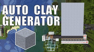 Minecraft Automatic CLAY FARM | Compact Java Version Clay Farm