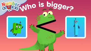 🦕 Blockzee Big Numbers Challenge 🎲 | 123 Learn to count | Maths Cartoons for Kids | Numberblocks