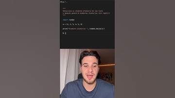 Cómo elegir elementos aleatorios de una lista en Python 🎲 #programación